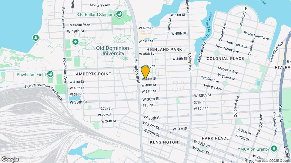 1069 W 41st St Map and Location Details