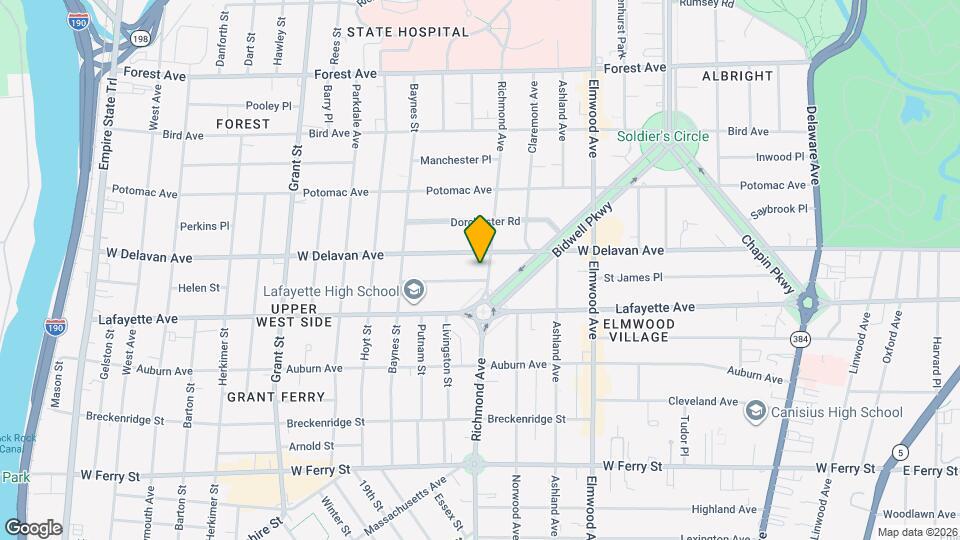 670 Richmond Ave, Unit Richmond Upper Mapa y Detalles de la Ubicación