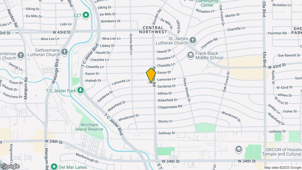 1806 Gardenia Dr Map and Location Details