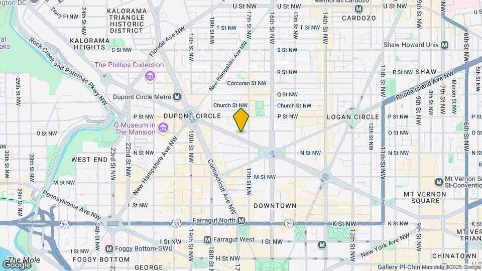 1711 Massachusetts Ave NW, Unit 617 Mapa y Detalles de la Ubicación