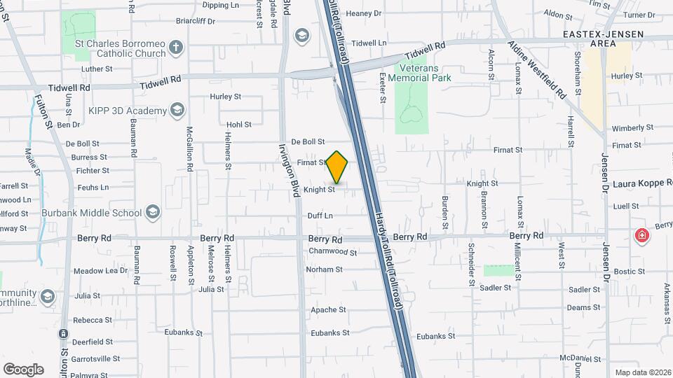 1317 Knight St Map and Location Details