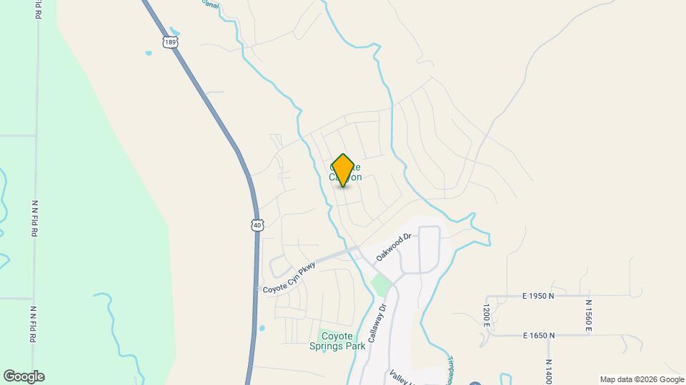 2185 N Coyote Bnd Wy Map and Location Details