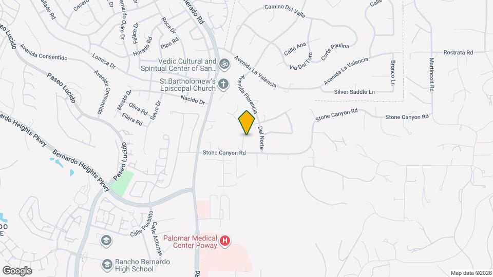 16139 Ladera Piedra Way Mapa y Detalles de la Ubicación