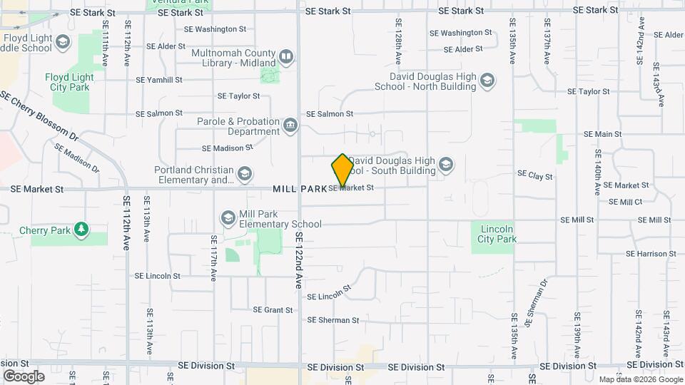 12430 SE Market St Map and Location Details