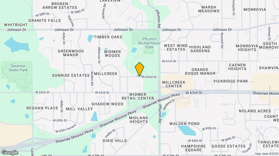 13751 West 62nd Street Map and Location Details