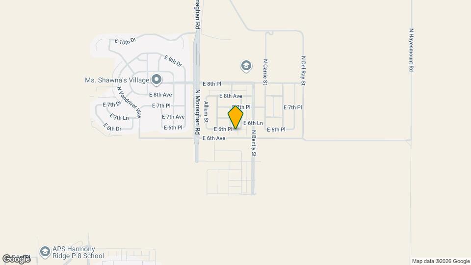 28466 E 6th Pl Map and Location Details