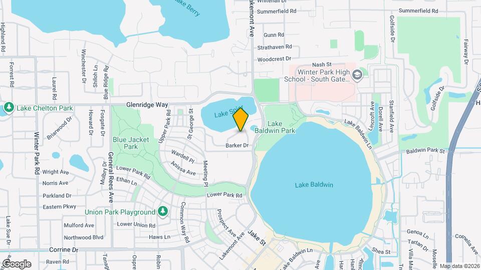 1868 Lake Spier Dr Map and Location Details