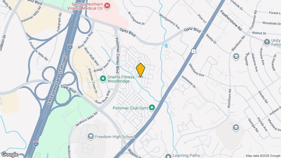 14888 Potomac Branch Dr Map and Location Details