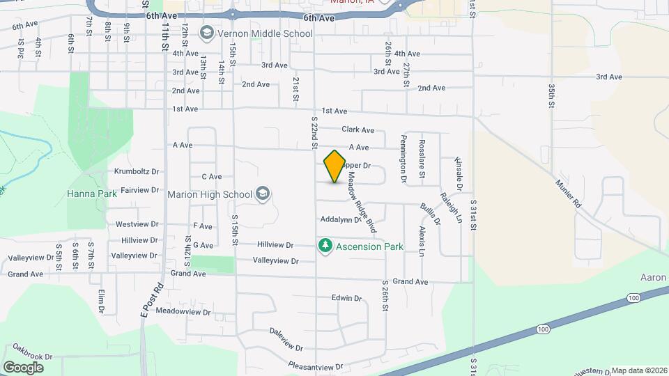 2305 Eastlawn Dr Map and Location Details