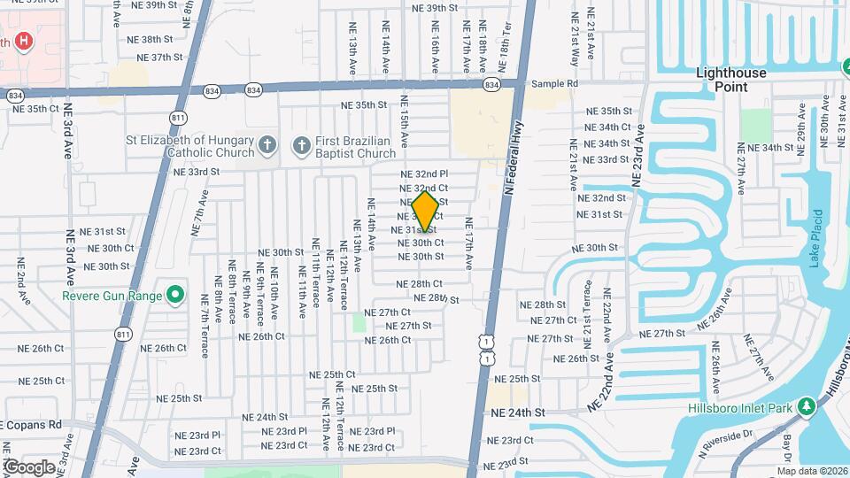 1549 NE 30th Ct Map and Location Details