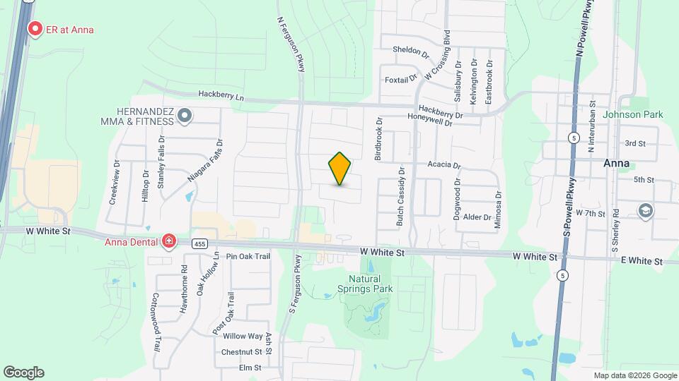 1313 Deerfield Dr Map and Location Details