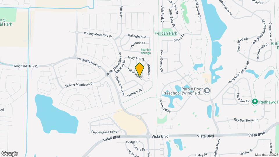 2505 Hibernica Ln Map and Location Details