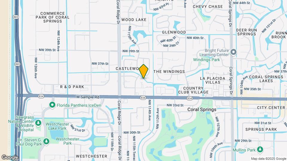 3560 NW 114th Terrace Map and Location Details