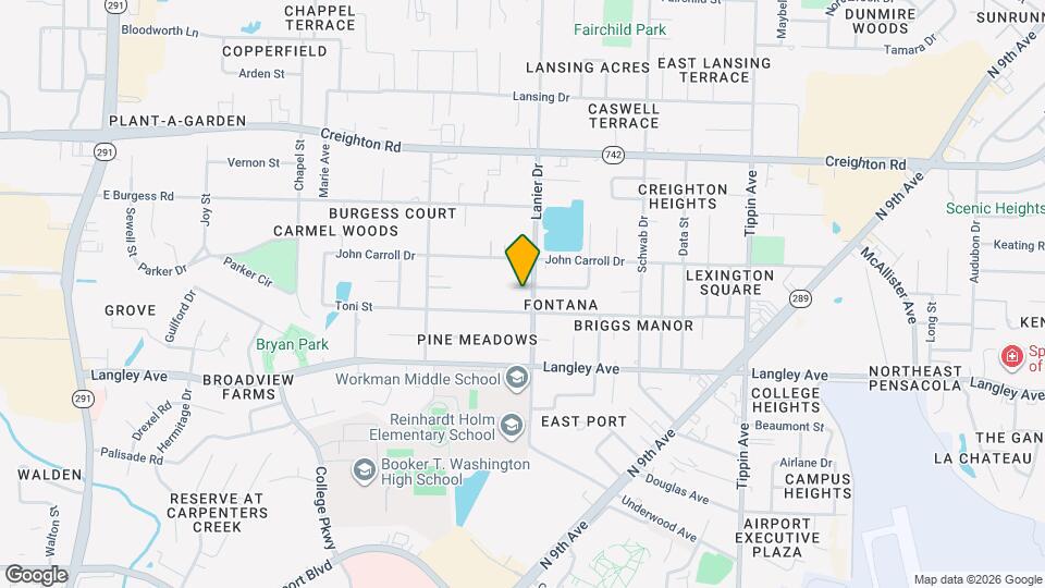 6427 Lanier Dr Map and Location Details