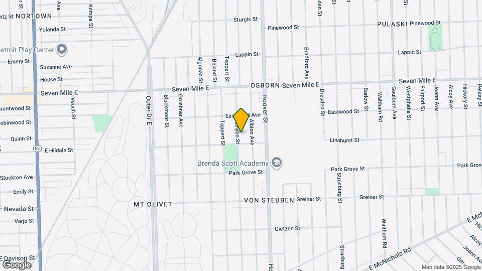 18630 Runyon St Map and Location Details