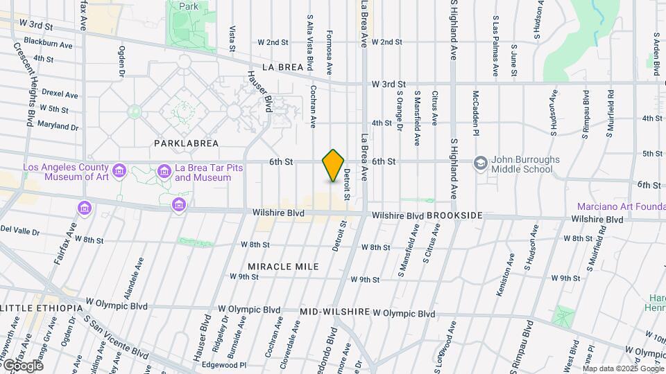 650 Cloverdale Ave-Unit -1 Map and Location Details