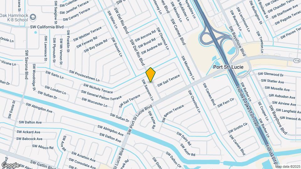 756 SW Del Rio Blvd Map and Location Details