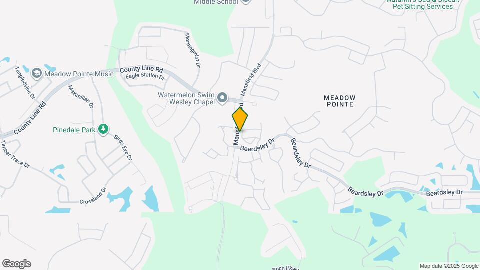 1407 Lyonshire Dr Map and Location Details