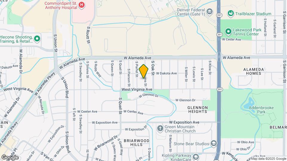 417 S Owens St Map and Location Details