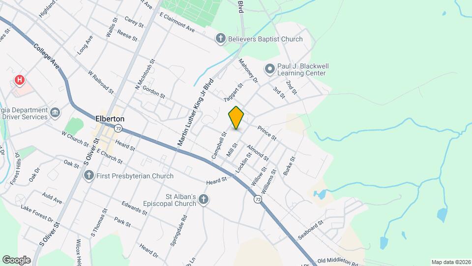 416 Gordon St Map and Location Details