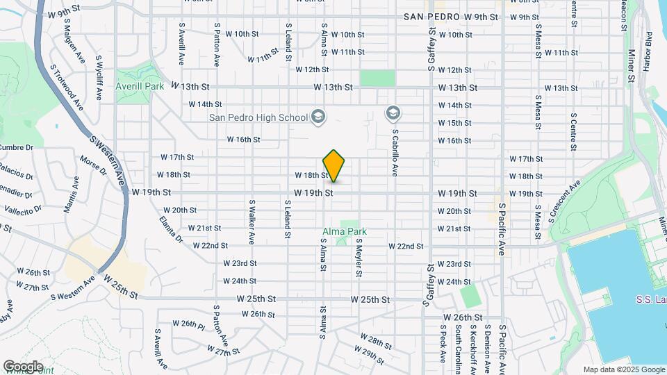 970 W 19th St Map and Location Details