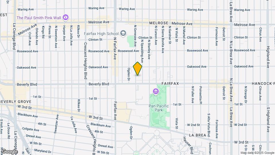 324 N Genesee Ave Mapa y Detalles de la Ubicación