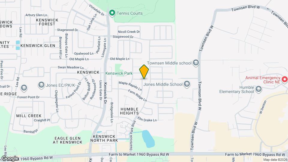 20226 Blue Lake View Ln Map and Location Details