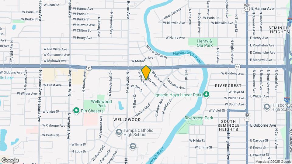 1017 W Blann Dr Map and Location Details