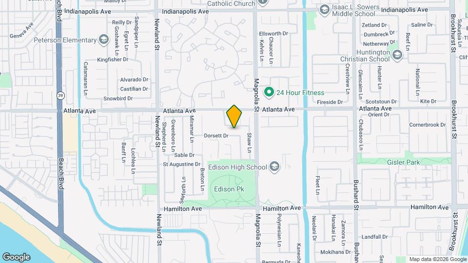 8861 Dorsett Dr Map and Location Details