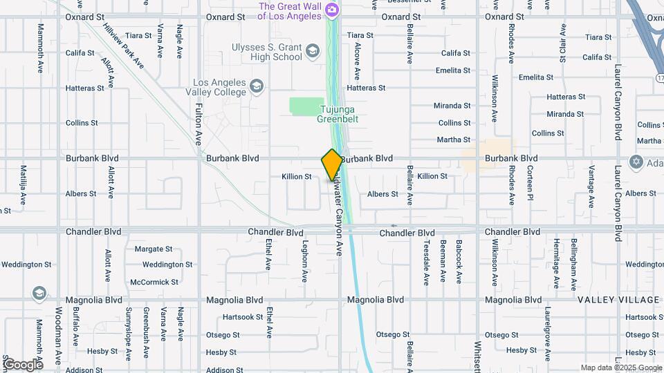5511 Coldwater Canyon Ave Mapa y Detalles de la Ubicación