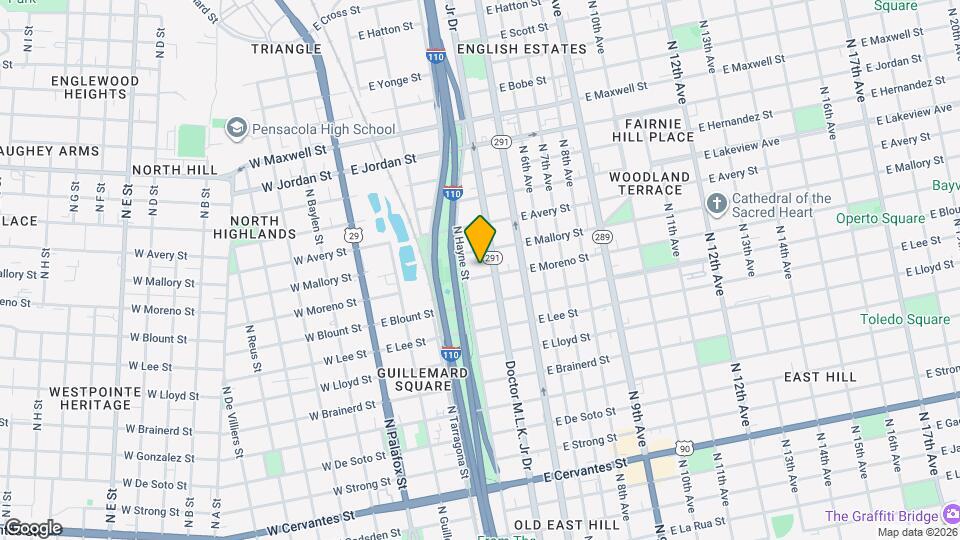 312 E Moreno St Map and Location Details