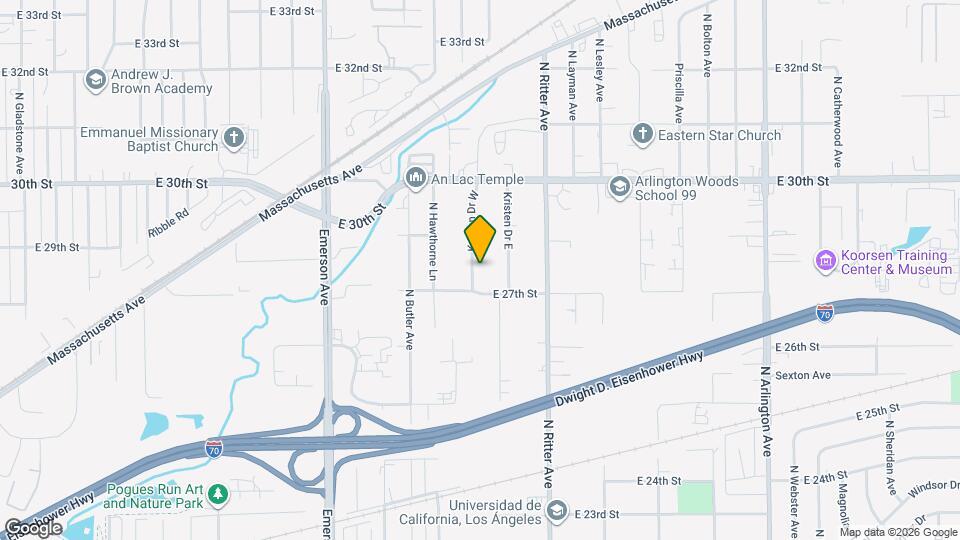 2725 Kristen Dr W Map and Location Details