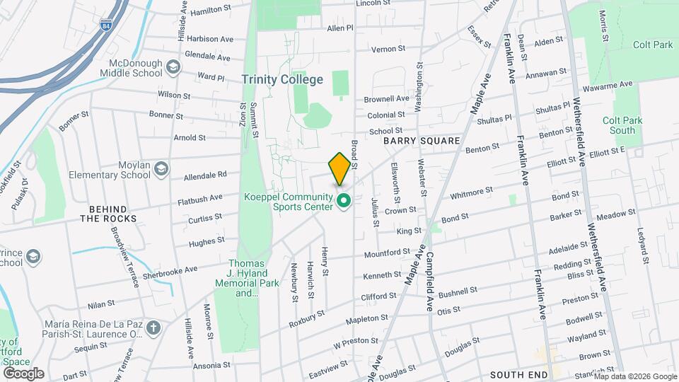 156 New Britain Ave, Unit 1 Map and Location Details