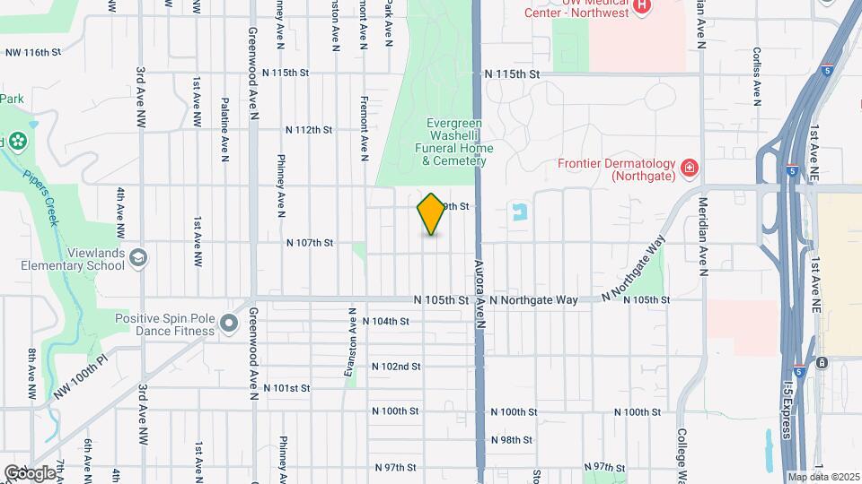 10712 Linden Ave N Map and Location Details