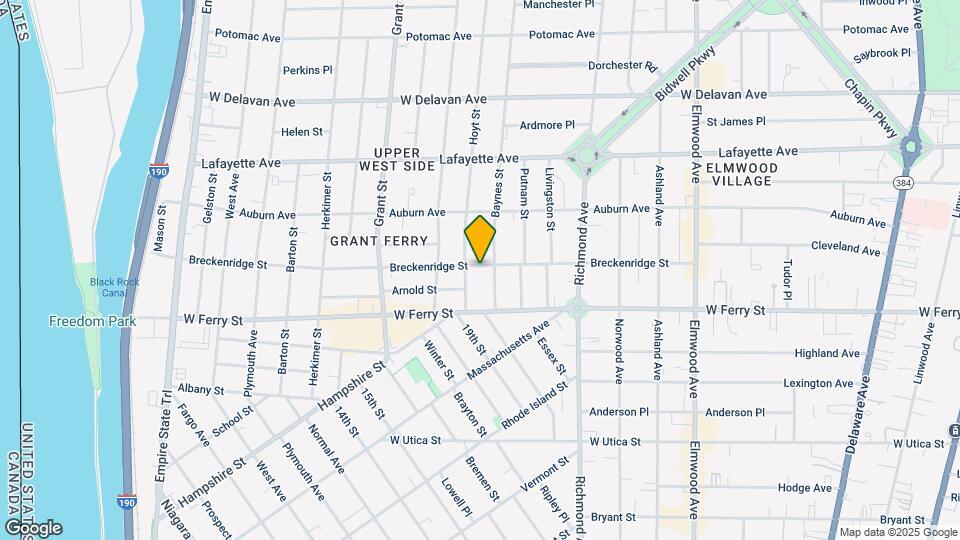 411 Breckenridge St Map and Location Details