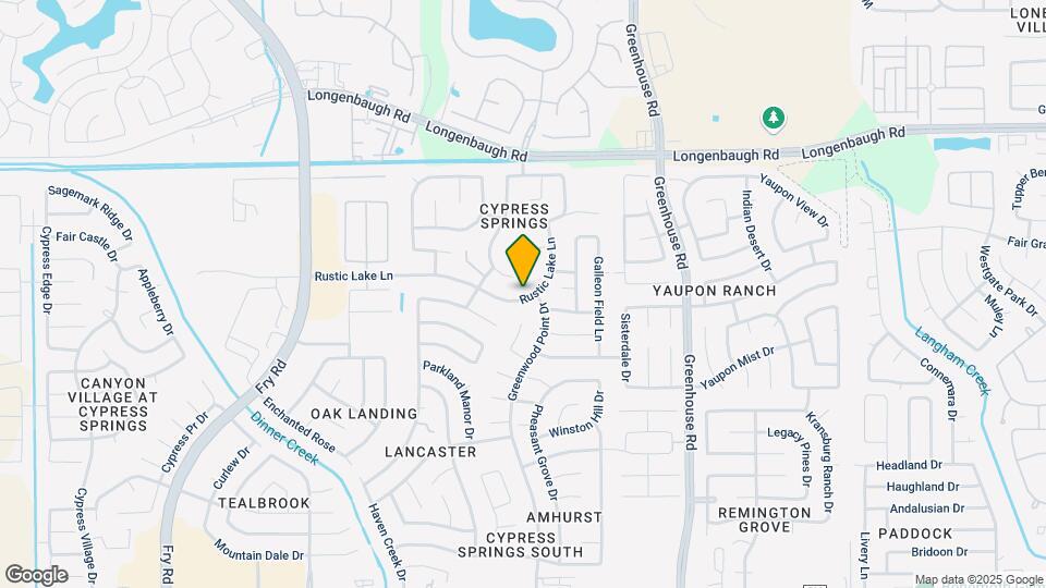 19814 Rustic Lake Ln Map and Location Details