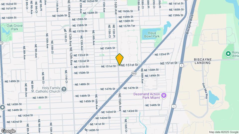 1604 NE 151st St Map and Location Details