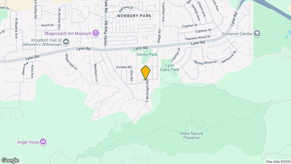 1165 McKnight Rd Map and Location Details