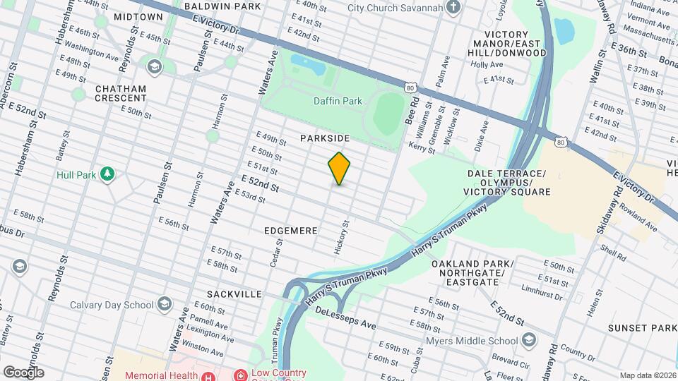 1406 E 51st St Map and Location Details