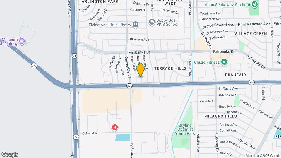 10009 Jamaica St Map and Location Details