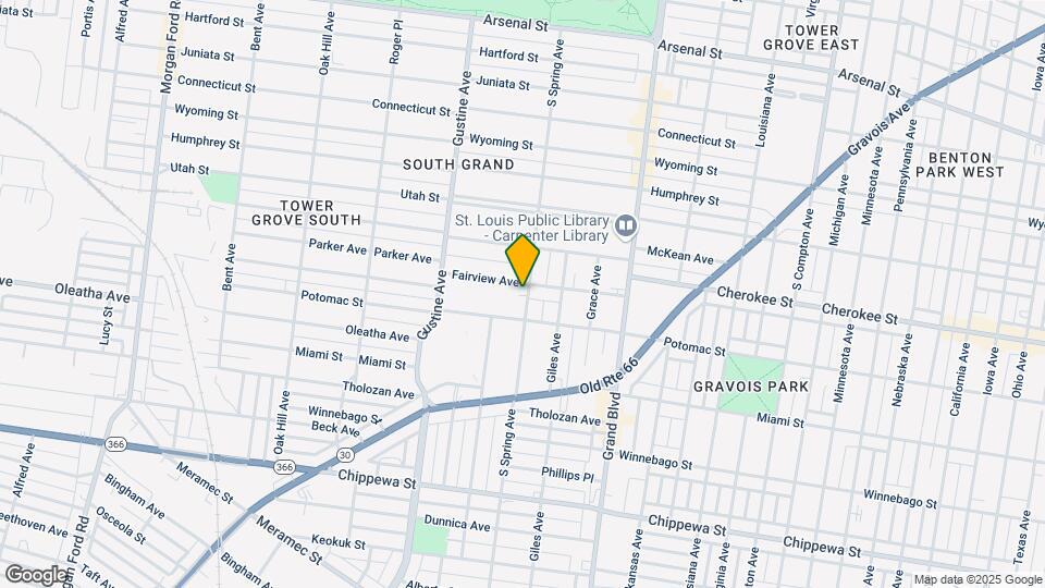 3452 S Spring Ave-Unit -3452A Map and Location Details