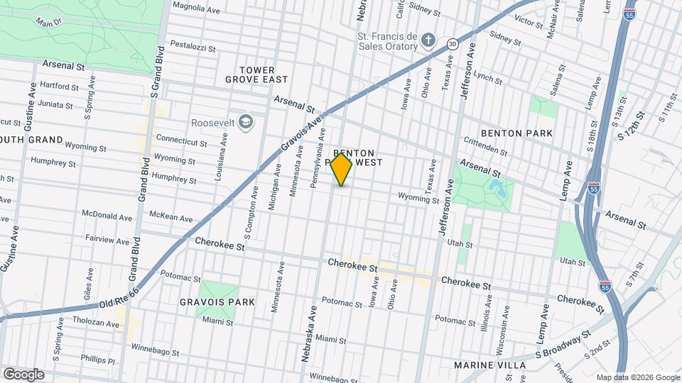 2846 Wyoming St Map and Location Details