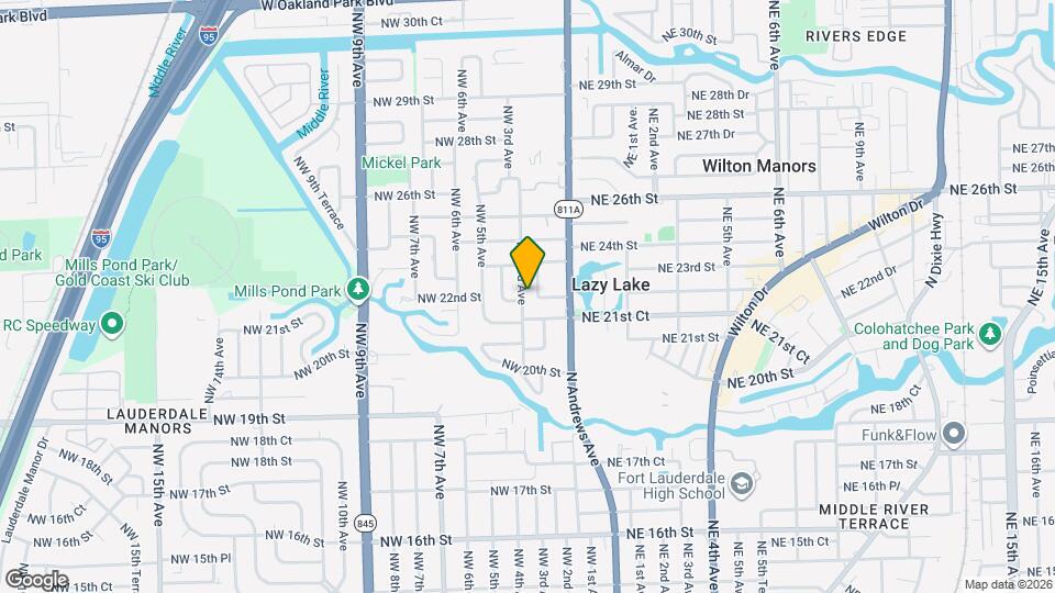 2204 NW 3rd Ave Map and Location Details