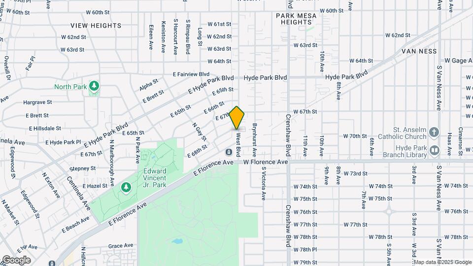 6807 West Blvd Mapa y Detalles de la Ubicación