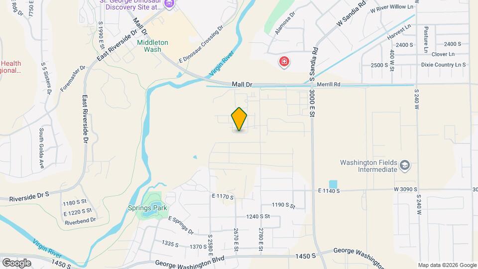 2676 Rain Tree St Map and Location Details