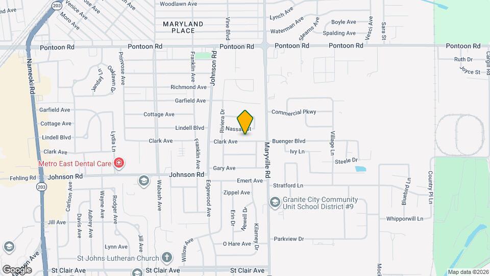 2349 Clark Ave Map and Location Details