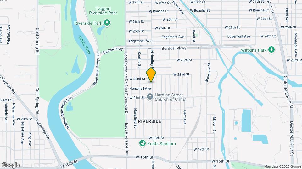 2154 N Harding St Map and Location Details