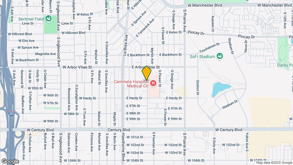 947 S Myrtle Ave Map and Location Details