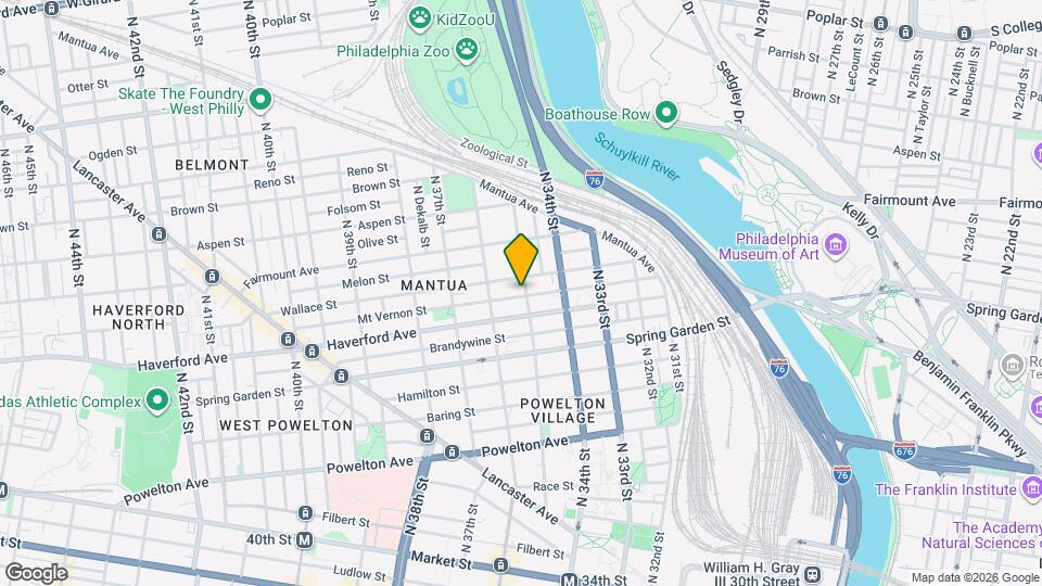 624 N 35th St Map and Location Details