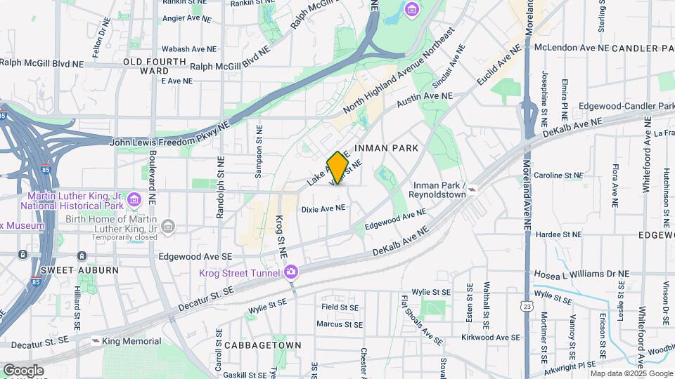 825 Ashland Ave NE Map and Location Details